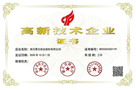 Zhejiang Province High Tech enterprises in 2020-2023